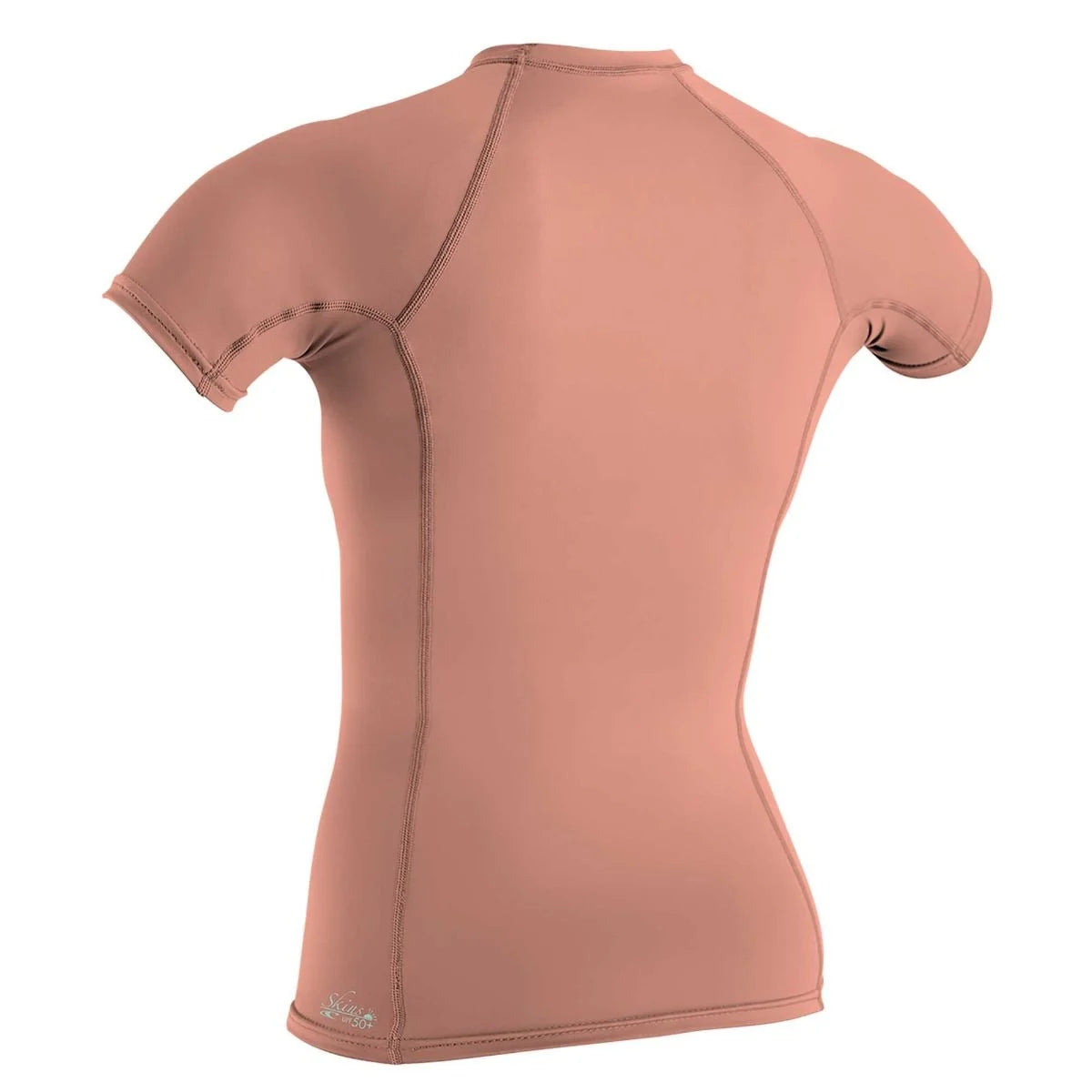 O'Neill Basic Skins Short Sleeve Rash Guard - Grapefruit - Women's