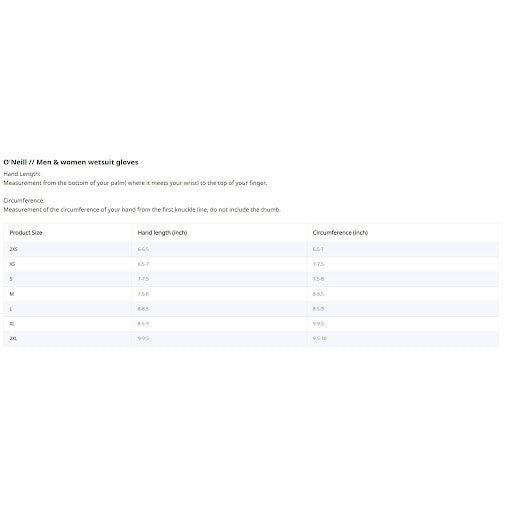 O'Neill Psycho Tech 1.5mm Gloves