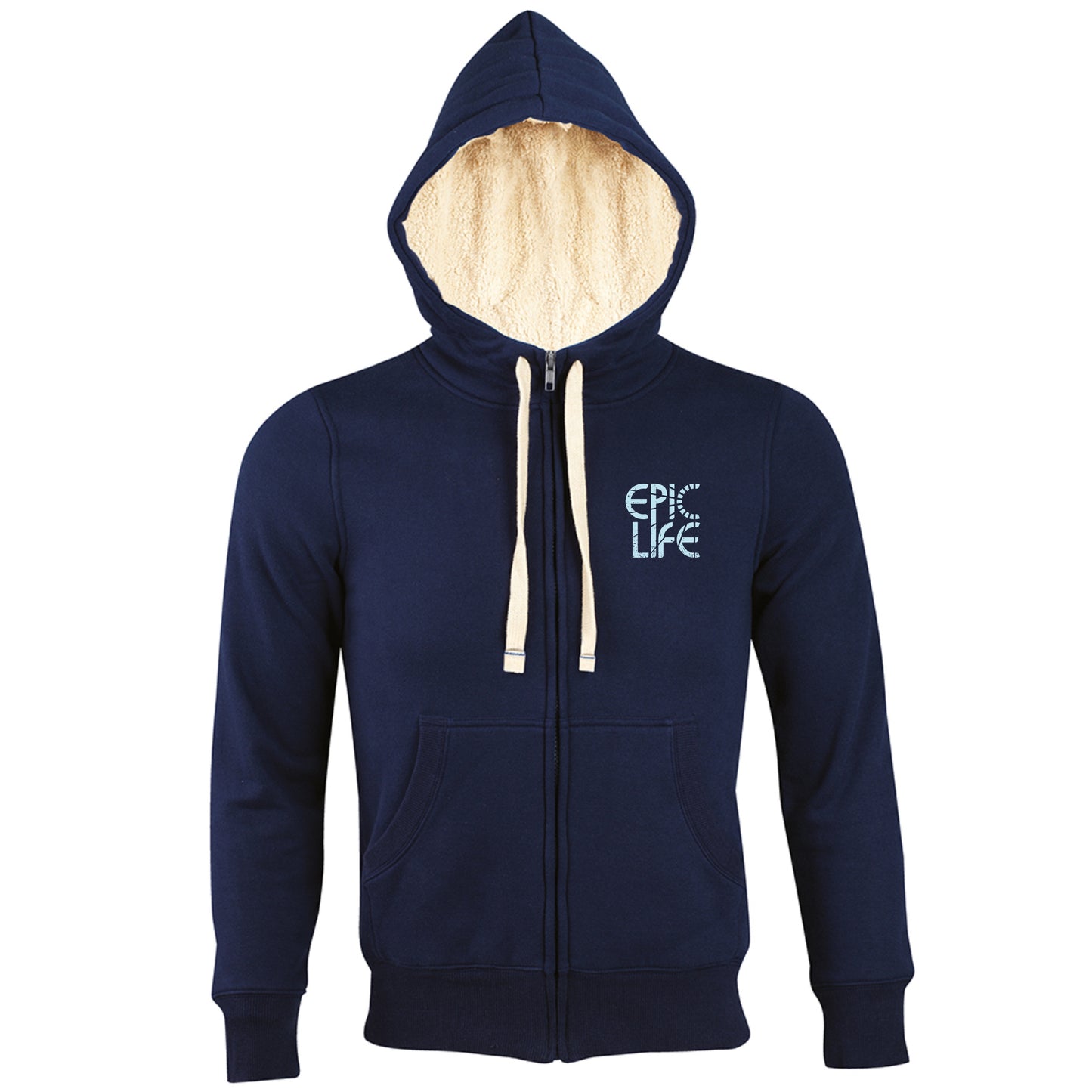 Sherpa Lined Fleeced Hoodie