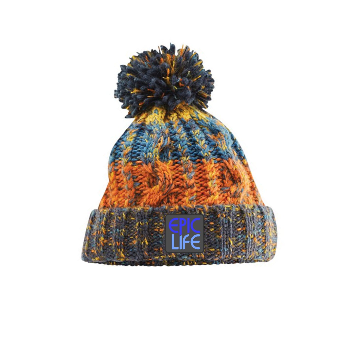 Corkscrew Pom Pom Beanie