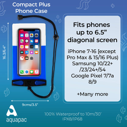 Aquapac Waterproof Floating Phone Case – Compact Plus / Small