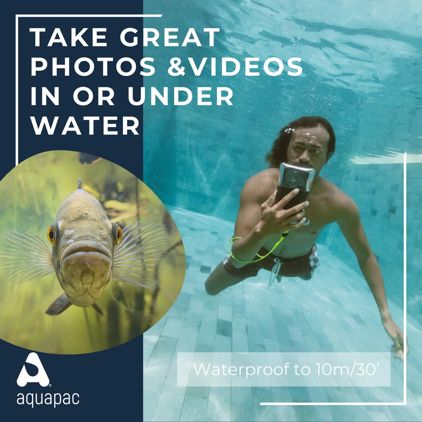 Aquapac Waterproof Floating Phone Case – Plus / Medium