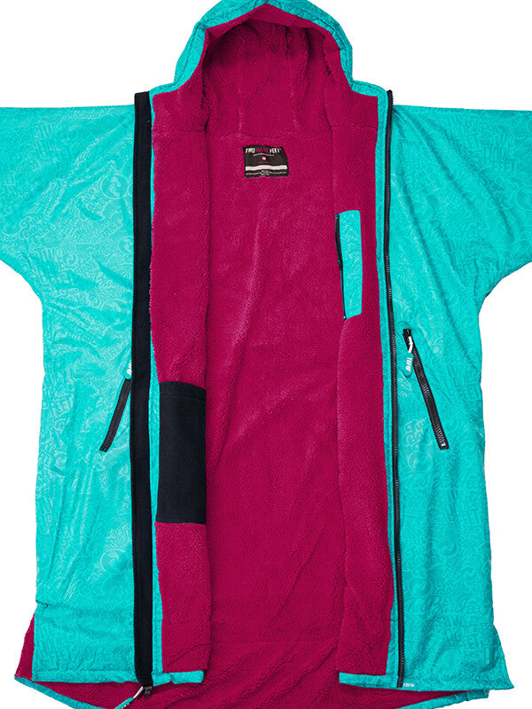 Foot Robe Two Bare Feet Changing Robe 2024 - Teal/Raspberry – Epic Life