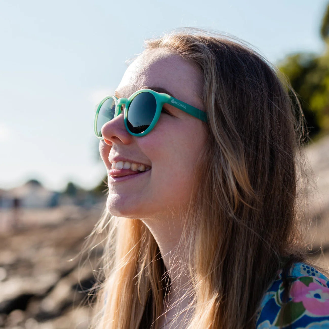 Waterhaul Harlyn Aqua Recycled, Sustainable Sunglasses