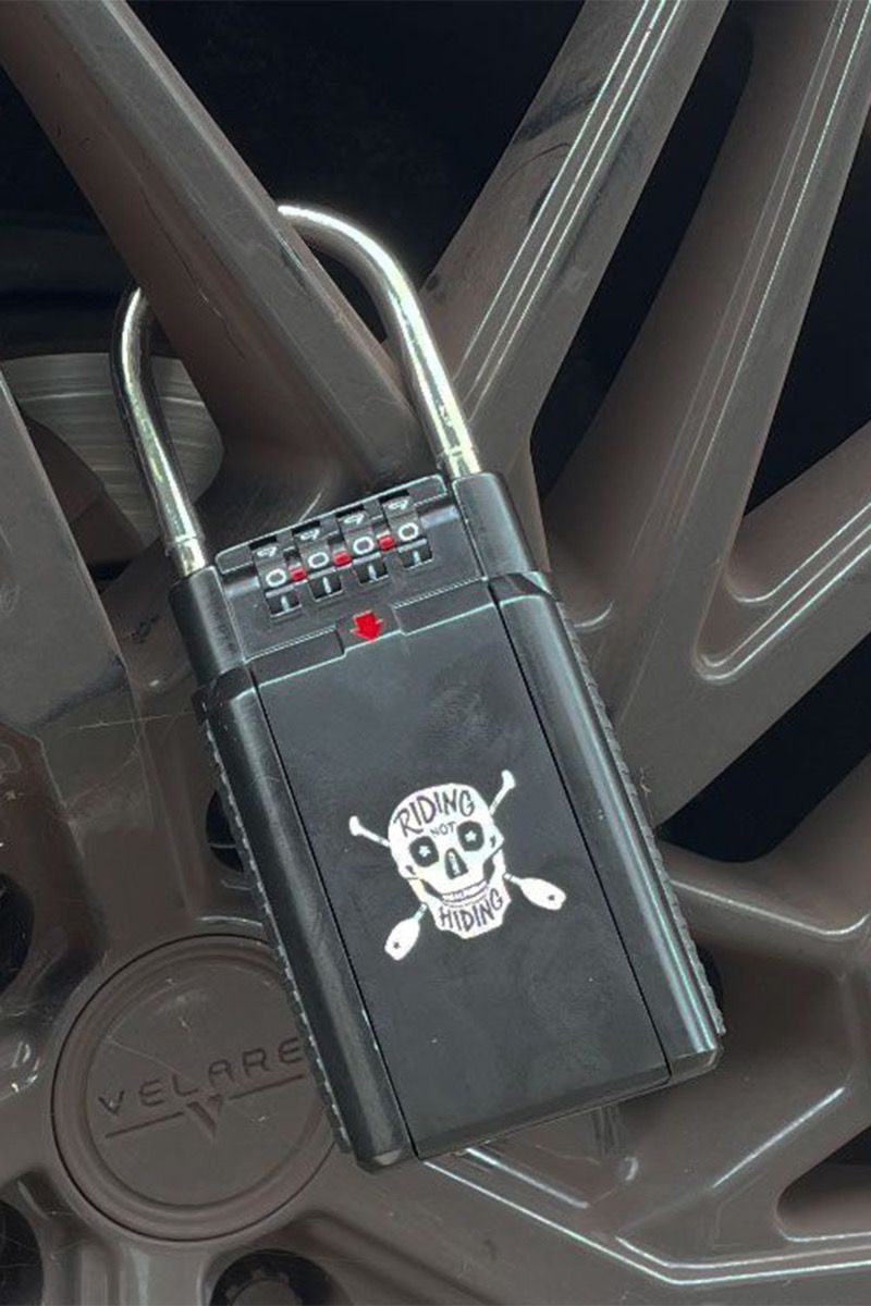 Riding Not Hiding Car Key Lock Box