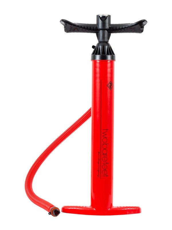 Two Bare Feet HP8 High Pressure 21psi Dual Action Hand Pump (Red)