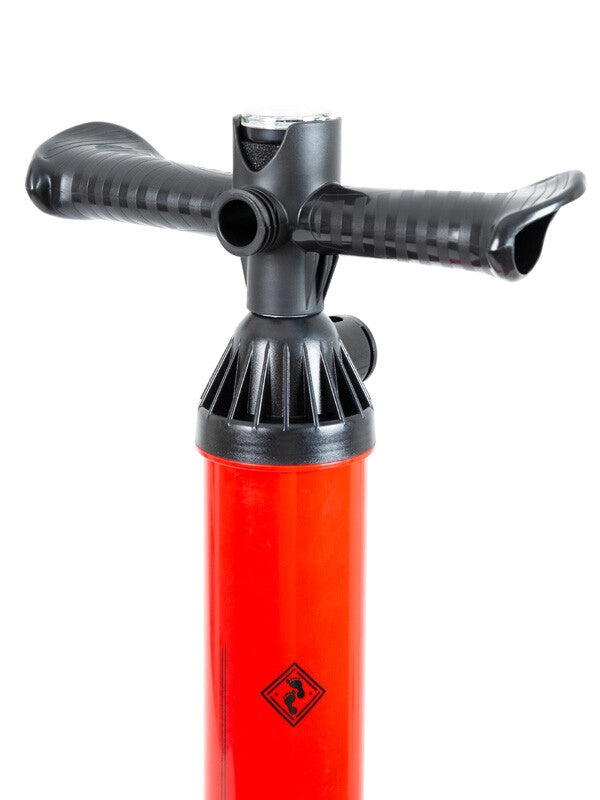 Two Bare Feet HP8 High Pressure 21psi Dual Action Hand Pump (Red)