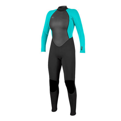 O'Neill Reactor-2 3/2mm Back Zip Full - Women's (Black/Light Aqua)