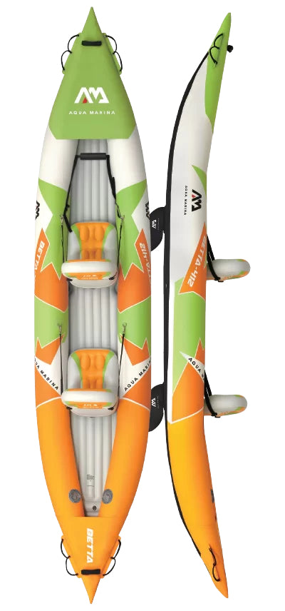 Aqua Marina Betta-412 Inflatable 2 Man Kayak 13'6"