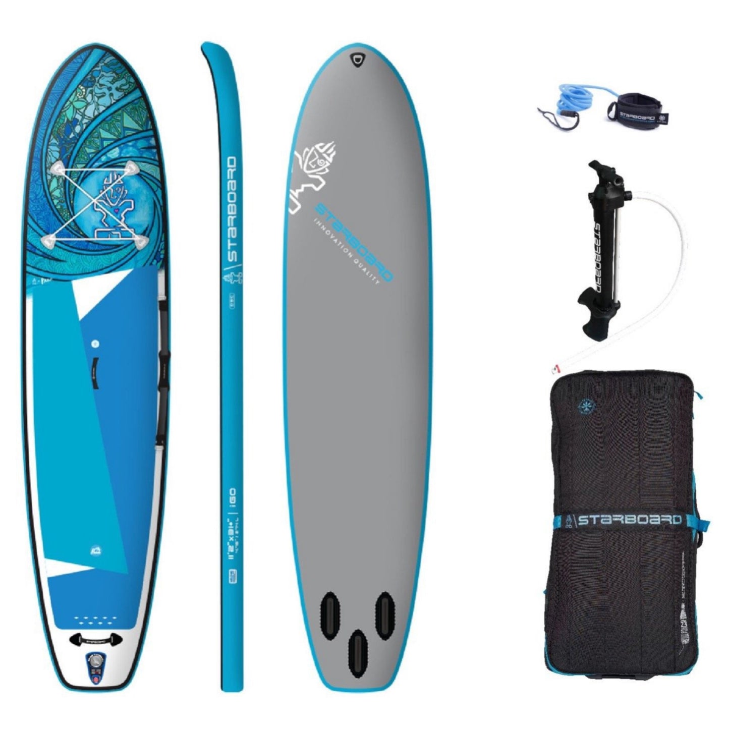 Starboard Inflatable iGO Tikhine Wave Deluxe 11'2" x 31+" x 4.75"