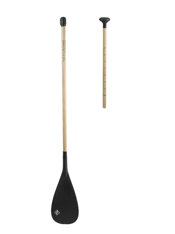 Two Bare Feet Bamboo Carbon Pro 2-Piece SUP Paddle