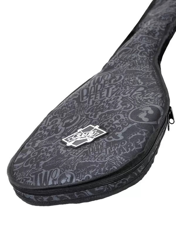 Two Bare Feet Classic Print 2 Piece SUP Paddle Bag (Black/Grey)