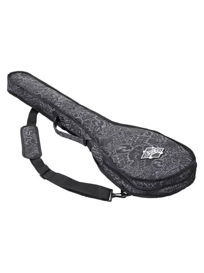 Two Bare Feet Classic Print 3 Piece SUP Paddle Bag (Black/Grey)