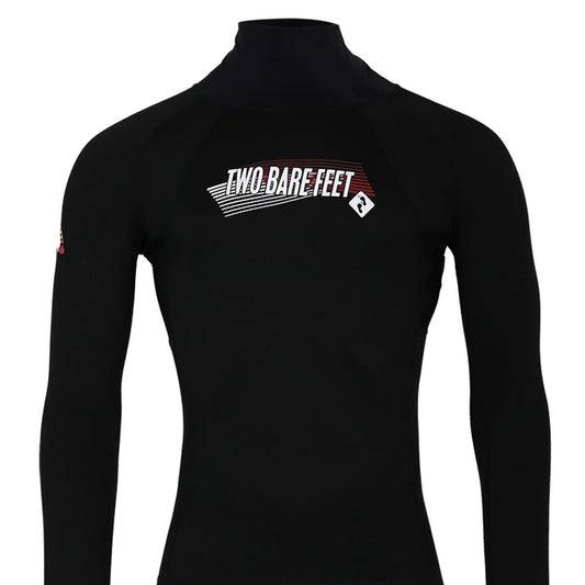 Two Bare Feet Thermal Long Sleeve Rash Vest (Black)