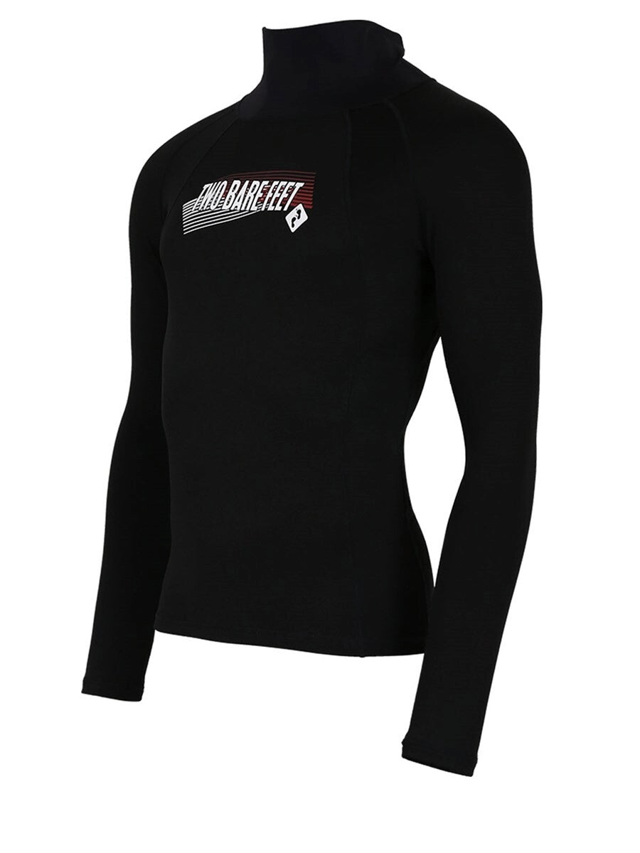 Two Bare Feet Thermal Long Sleeve Rash Vest (Black)