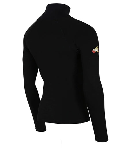 Two Bare Feet Thermal Long Sleeve Rash Vest (Black)