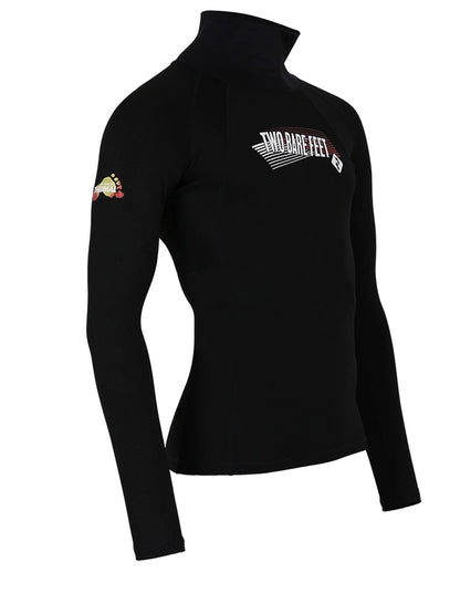 Two Bare Feet Thermal Long Sleeve Rash Vest (Black)